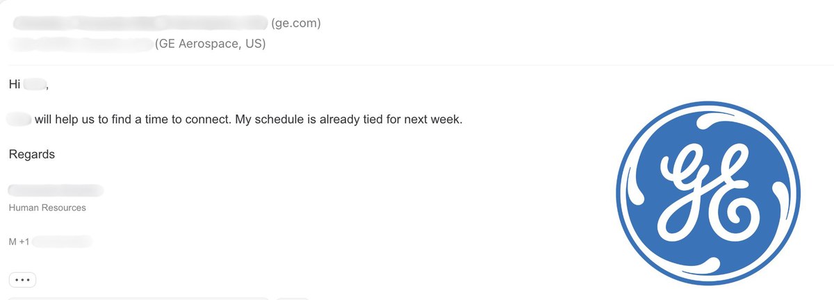 Reply from a live partner campaign