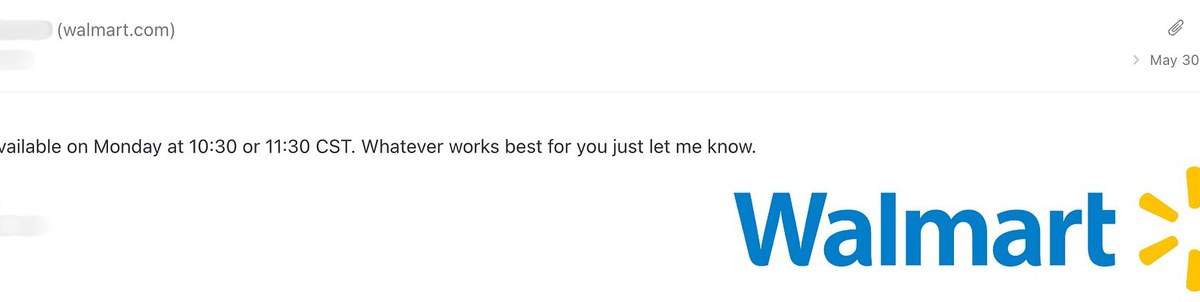 Reply from a live partner campaign
